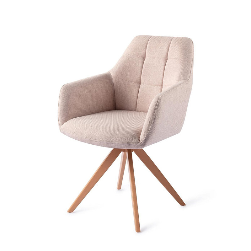 Jesper Home Noto Petal Pink Eetkamerstoel - Turn Peach