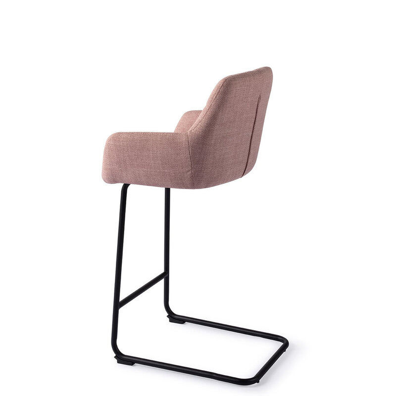 Jesper Home Noto Vintage Rose Barkruk - Arch Black (L)