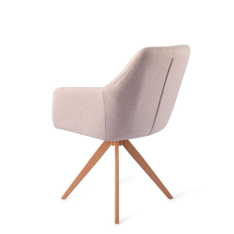 Jesper Home Noto Petal Pink Eetkamerstoel - Turn Peach