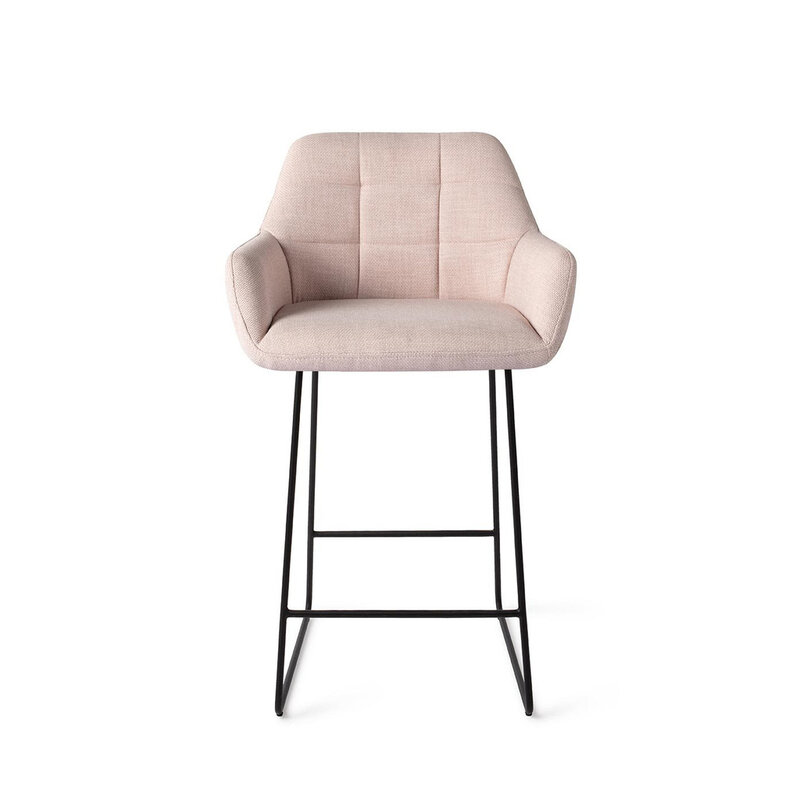 Jesper Home Noto Petal Pink Barkruk - Slide Black (L)