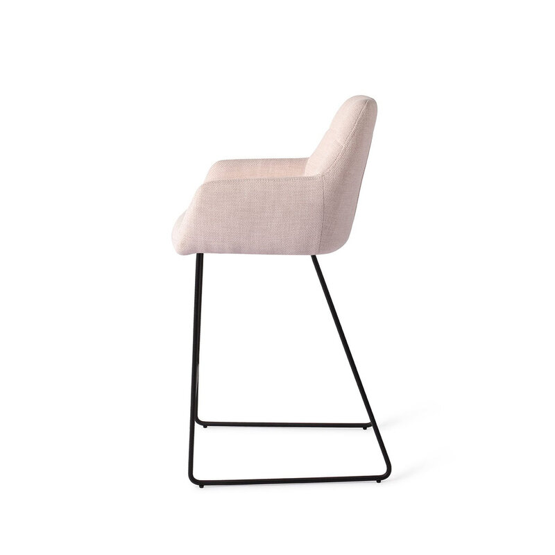 Jesper Home Noto Petal Pink Barkruk - Slide Black (L)