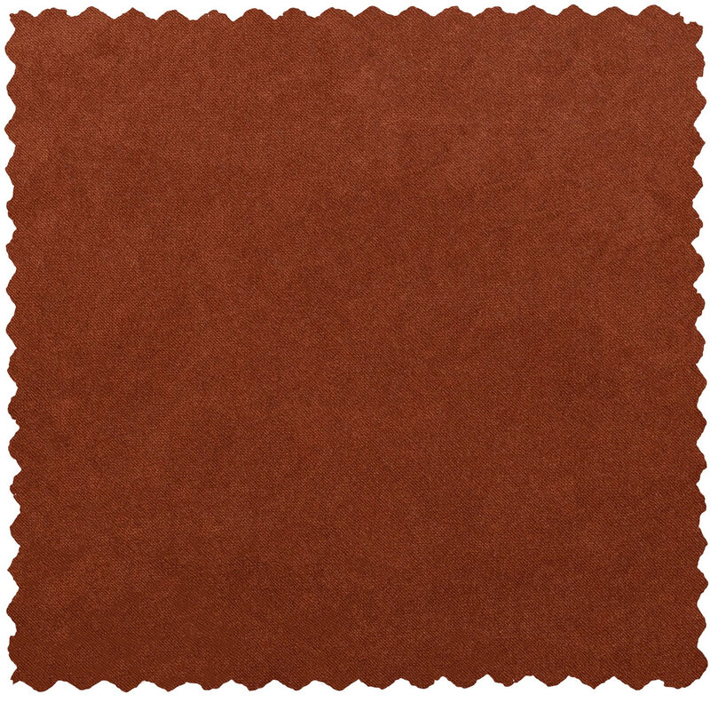 WOOOD-collectie Rocco Hocker Velvet Roest