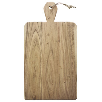 Madam Stoltz Rectangular wooden chopping board Natural