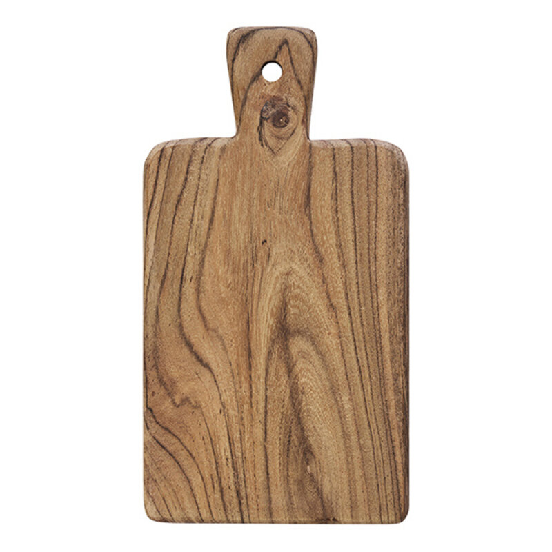 Madam Stoltz-collectie Rectangular wooden chopping board Natural