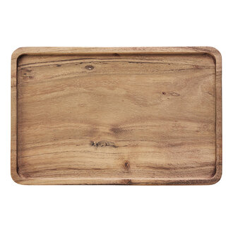 Madam Stoltz Houten dienblad Naturel