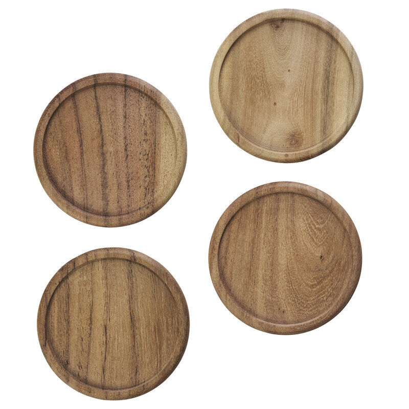 Madam Stoltz-collectie Houten onderzetters