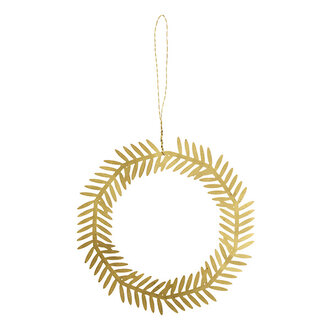 Madam Stoltz Hangende messing krans