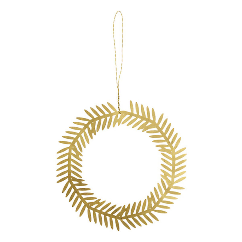 Madam Stoltz-collectie Hangende messing krans