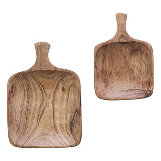 Madam Stoltz Kleine houten dienbladen