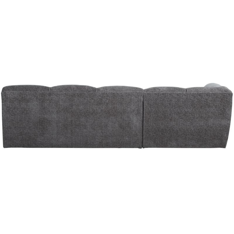 WOOOD-collectie Tibas Chaise Longue Left Woven Fabric Grey