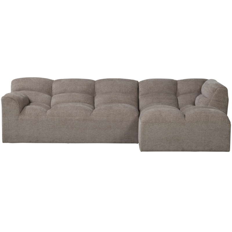 WOOOD-collectie Tibas Chaise Longue Right Woven Fabric Sand