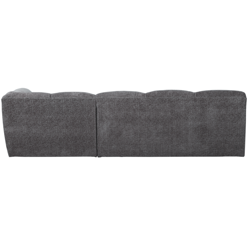 WOOOD-collectie Tibas Chaise Longue Rechts Geweven Stof Grijs