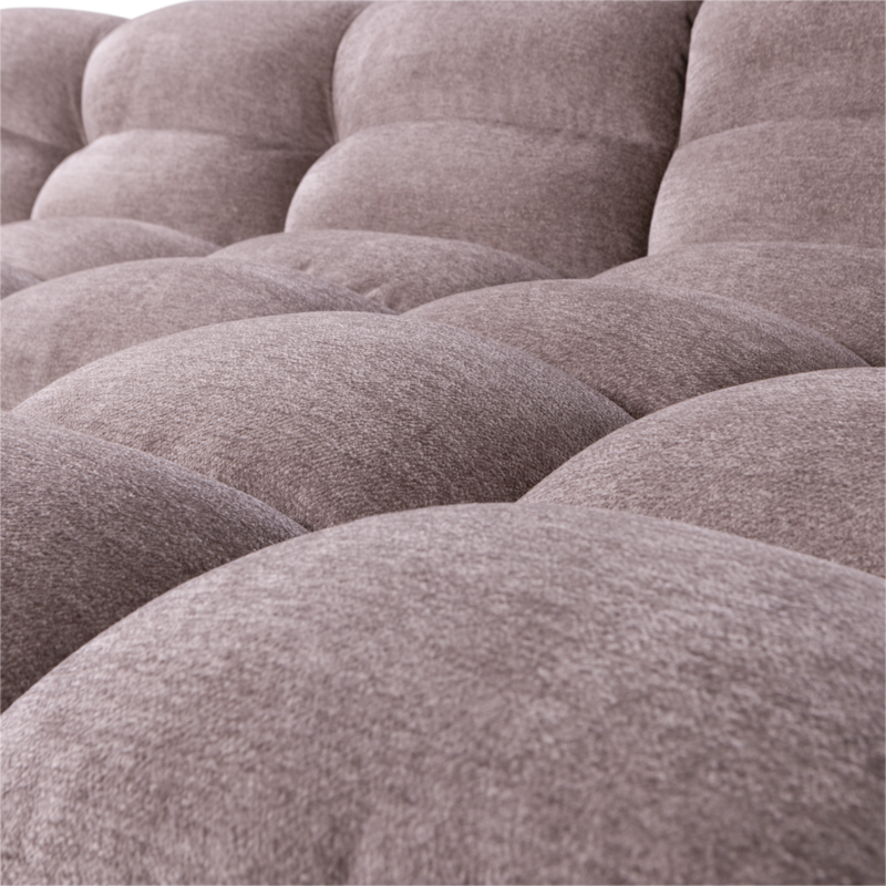 WOOOD-collectie Tibas Chaise Longue Links Geweven Stof Warm Lila