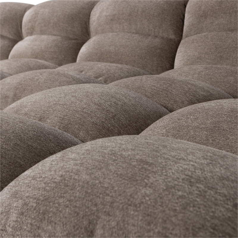 WOOOD-collectie Tibas Chaise Longue Rechts Geweven Stof Zand