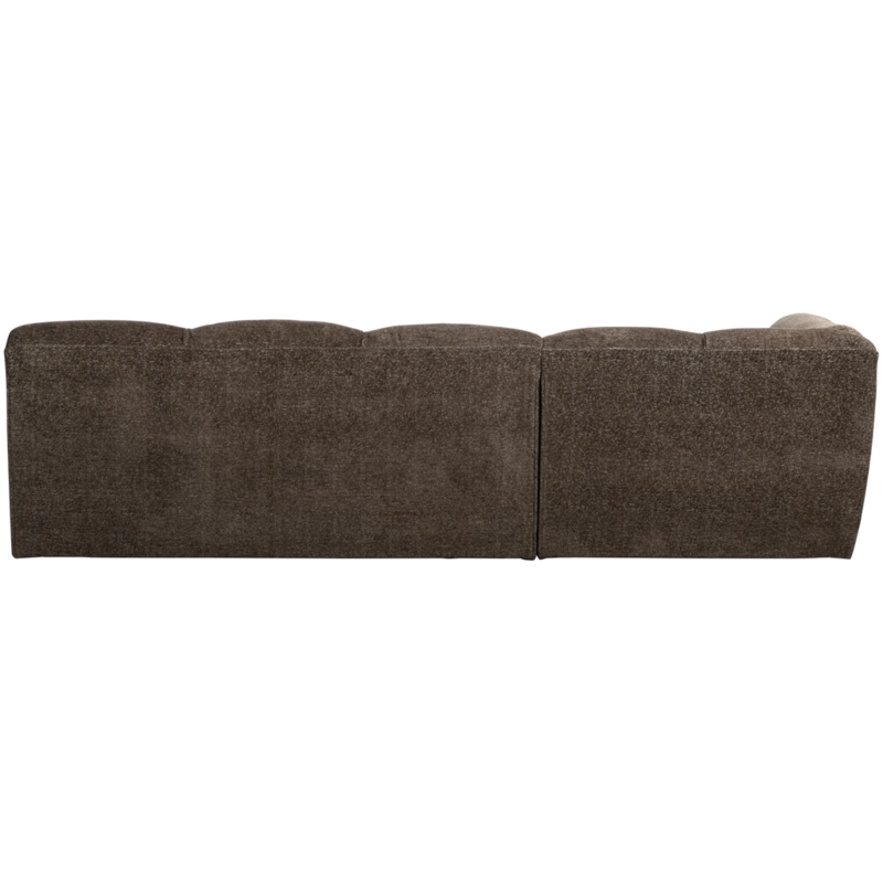 WOOOD-collectie Tibas Chaise Longue Links Geweven Stof Bruin