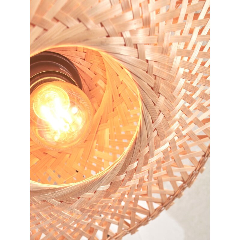 Good&Mojo-collectie Ceiling lamp Kalimantan XS bamboo dia.30x8cm. natural - Copy