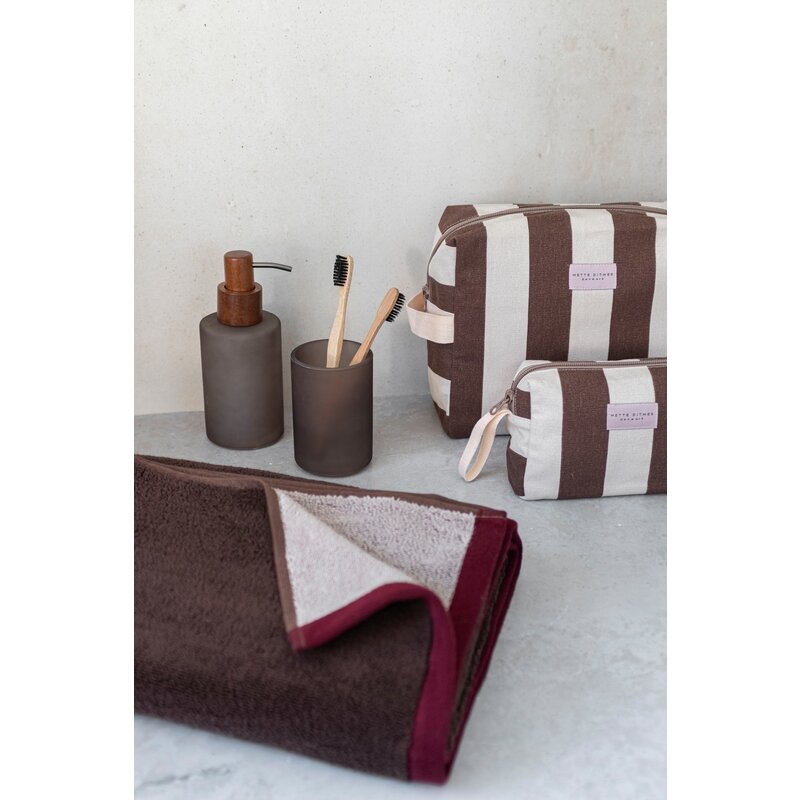 Mette Ditmer-collectie BRING-IT beautytas Bruin