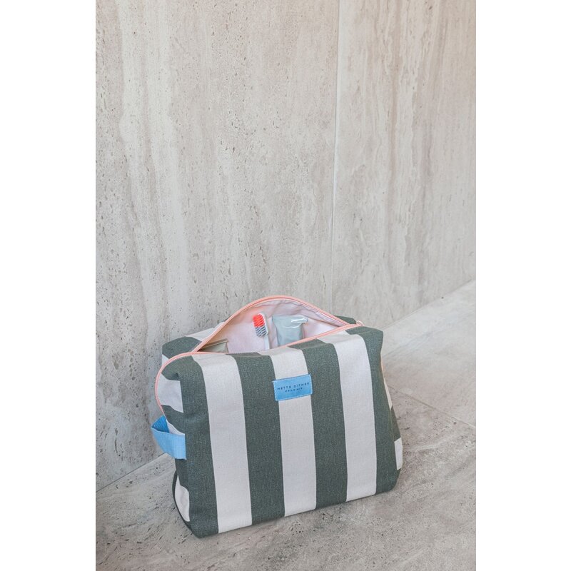 Mette Ditmer-collectie BRING-IT beautytas Donker olijf