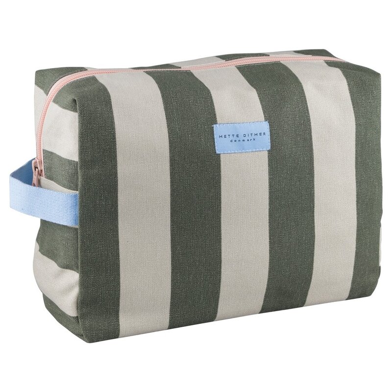 Mette Ditmer-collectie BRING-IT beautytas Donker olijf