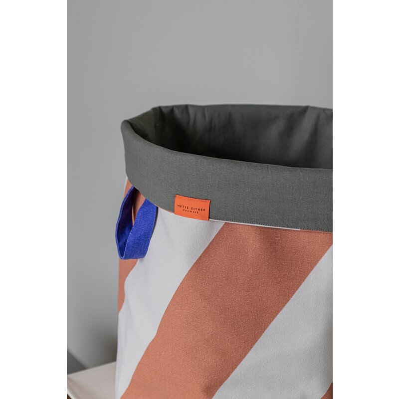 Mette Ditmer-collectie DIAGONAL wasmand brick / Zand
