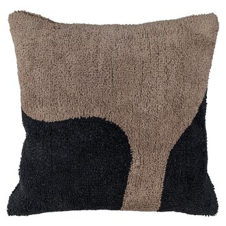 Mette Ditmer FIGURA getufte kussenhoes Bruin