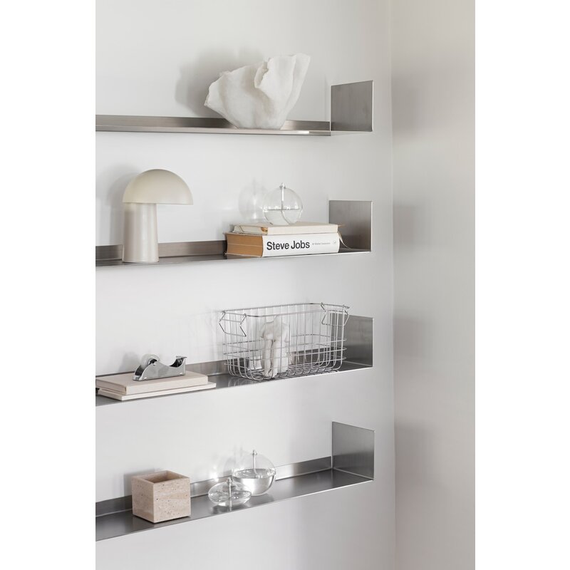 Mette Ditmer-collectie FLOAT wandplank Staal
