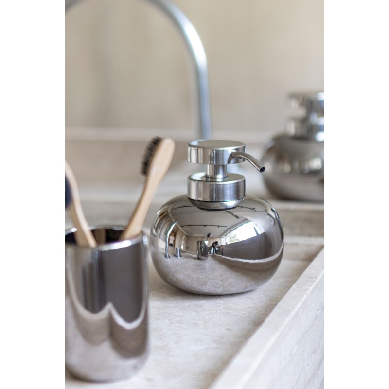 Mette Ditmer-collectie LOTUS dispenser laag Chroom