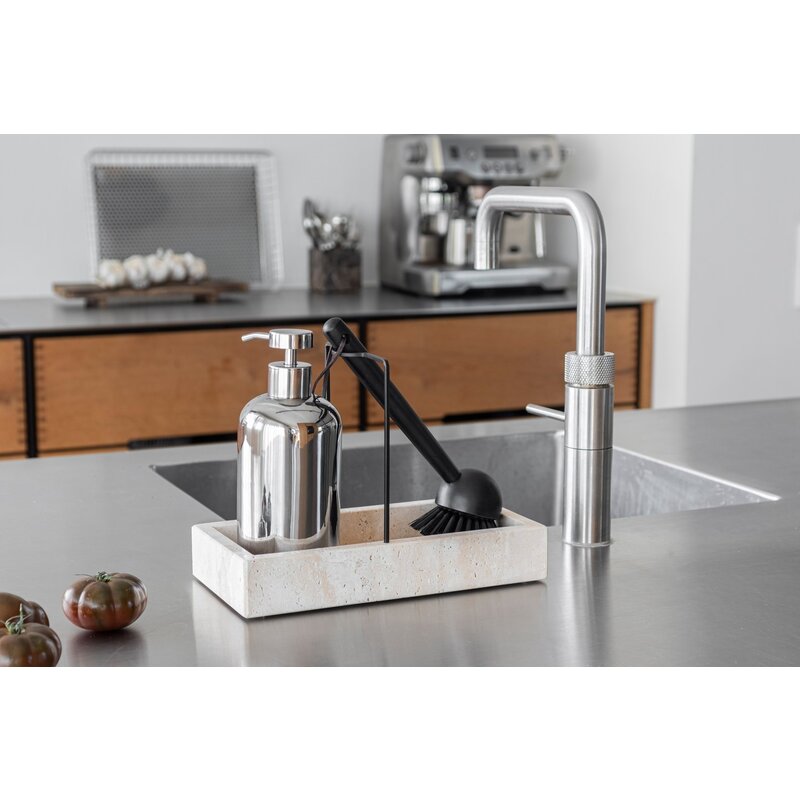 Mette Ditmer-collectie LOTUS dispenser hoog Chroom