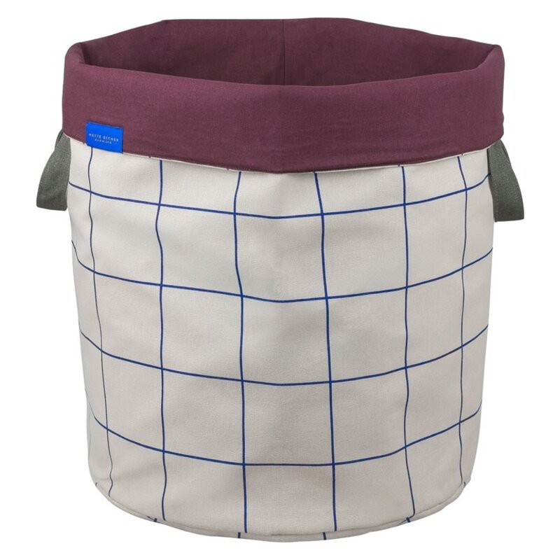 Mette Ditmer-collectie MESH wasmand Kobalt / Zand
