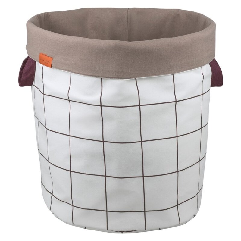 Mette Ditmer-collectie MESH wasmand Bruin / Off white