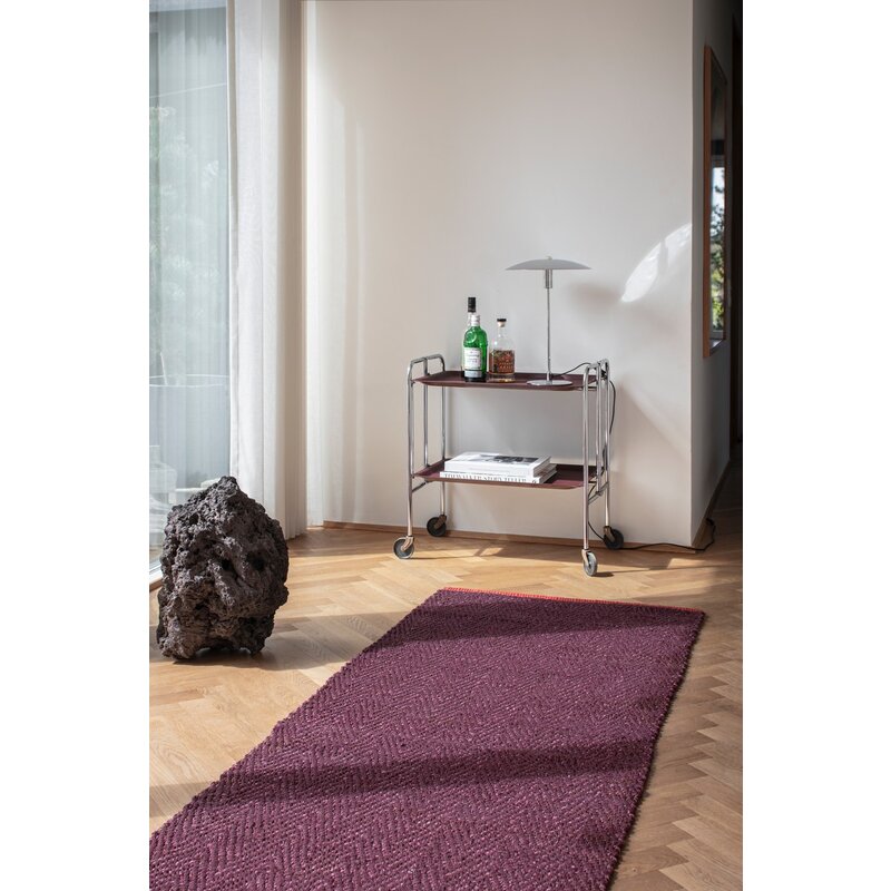 Mette Ditmer-collectie NOTES loper groot Wijnrood