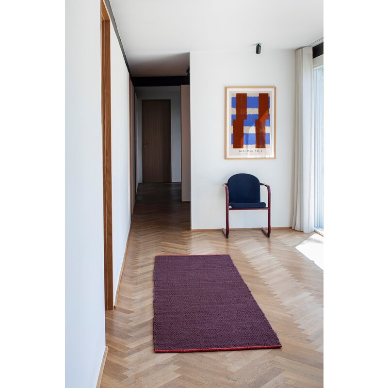 Mette Ditmer-collectie NOTES loper groot Wijnrood