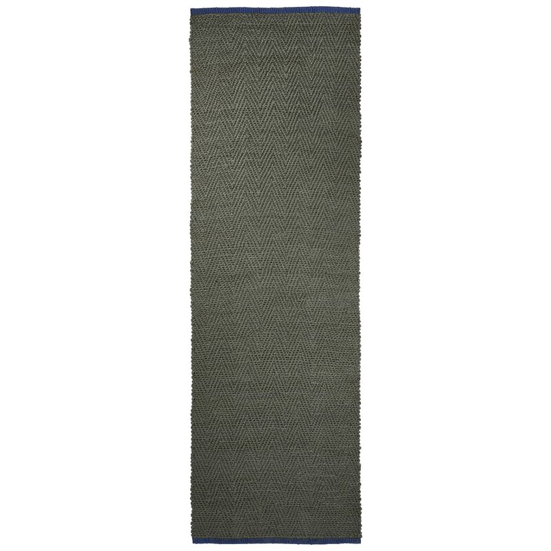 Mette Ditmer-collectie NOTES loper groot Donkere olijf