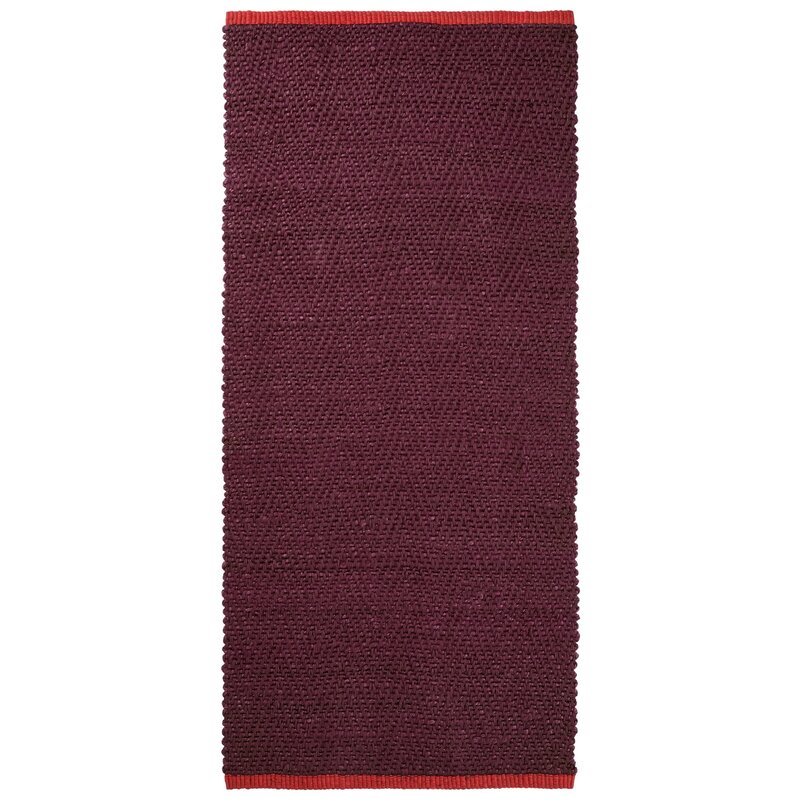 Mette Ditmer-collectie NOTES loper klein Wijnrood