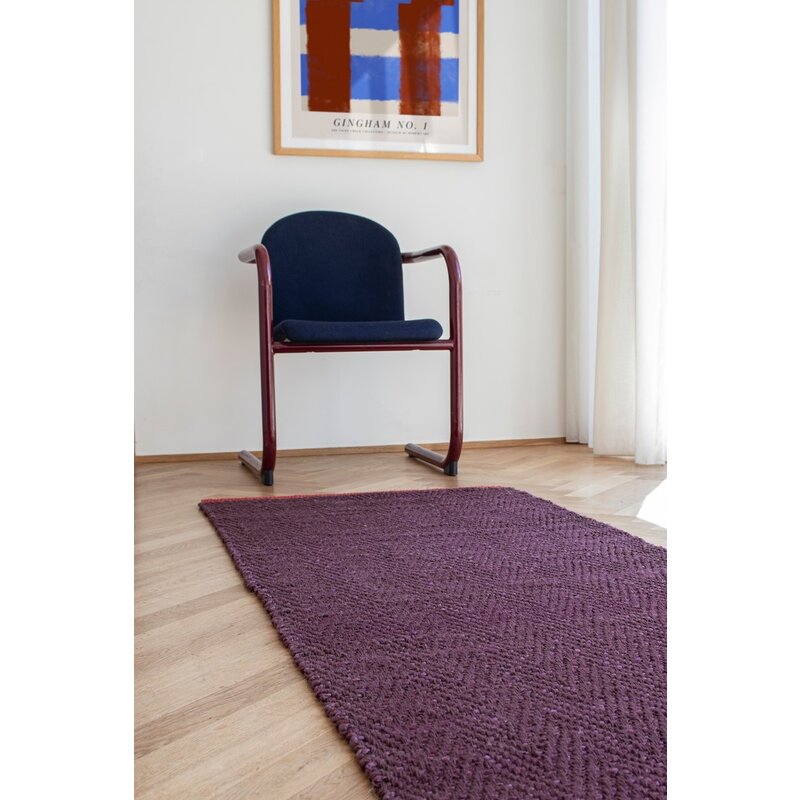 Mette Ditmer-collectie NOTES loper klein Wijnrood