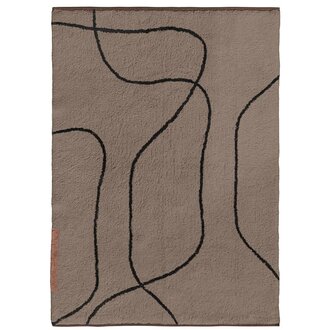 Mette Ditmer SHADOW vloerkleed groot Bruin
