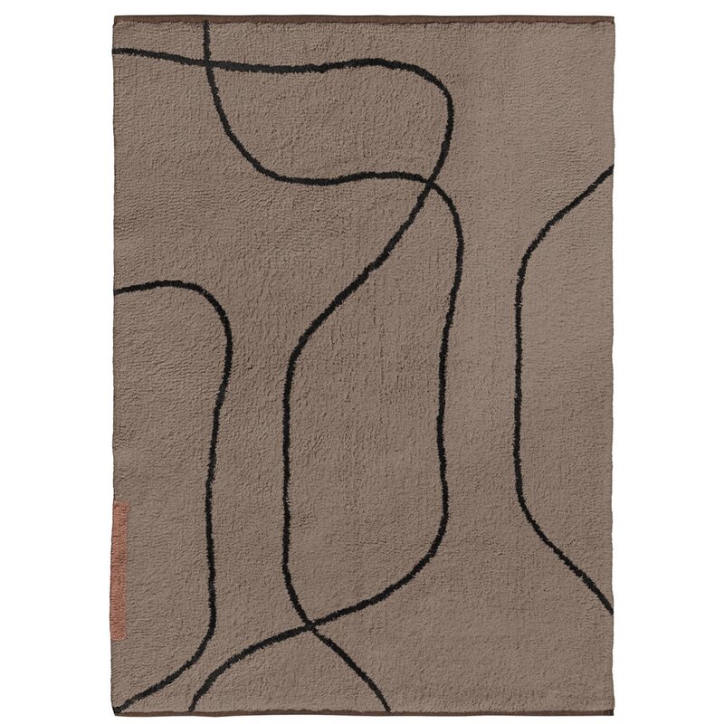 Mette Ditmer-collectie SHADOW vloerkleed groot Bruin