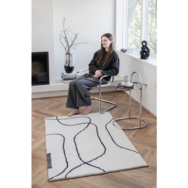 Mette Ditmer-collectie SHADOW vloerkleed groot Off white