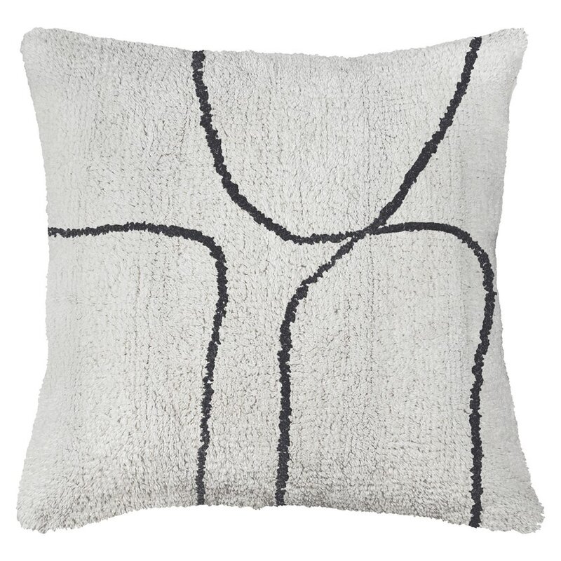 Mette Ditmer-collectie SHADOW kussenhoes getuft Off white