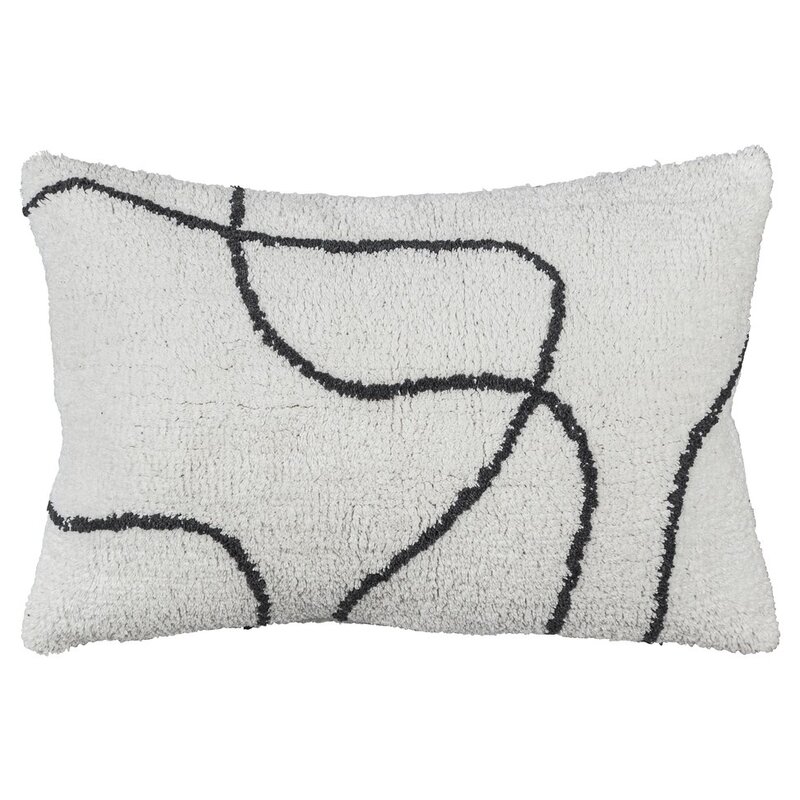 Mette Ditmer-collectie SHADOW kussenhoes getuft Off white