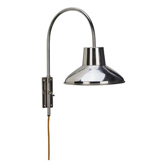 Madam Stoltz Metalen wandlamp Staal