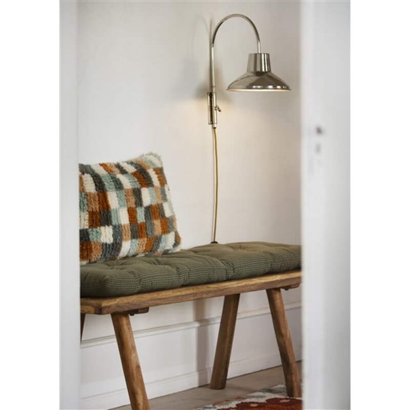 Madam Stoltz-collectie Metalen wandlamp Staal