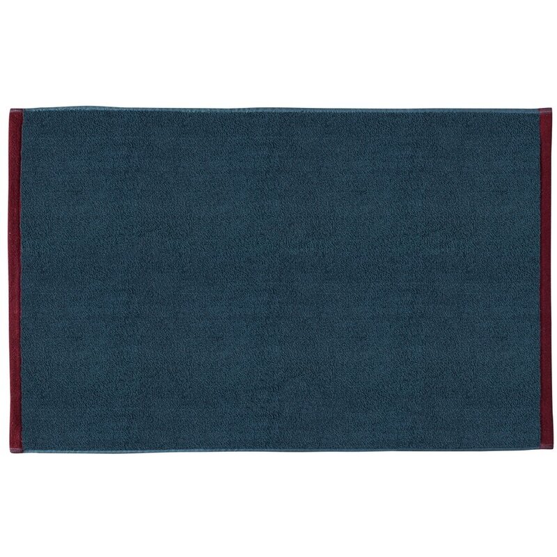 Mette Ditmer-collectie SOFT badmat Midnight blue / Lichtgrijs