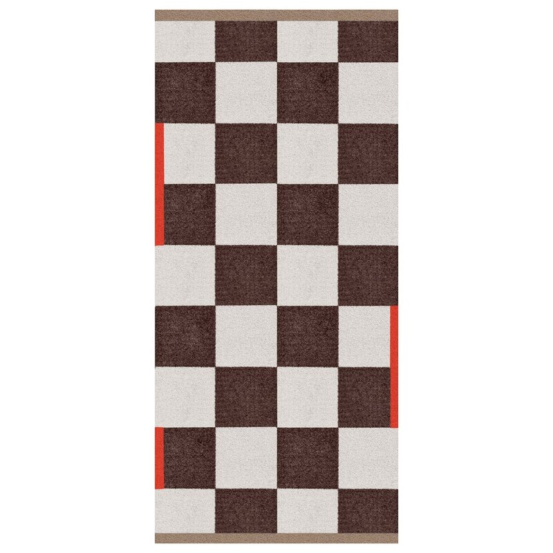 Mette Ditmer-collectie SQUARE all-round mat groot Bruin