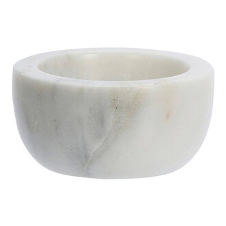 Madam Stoltz Marble bowl White