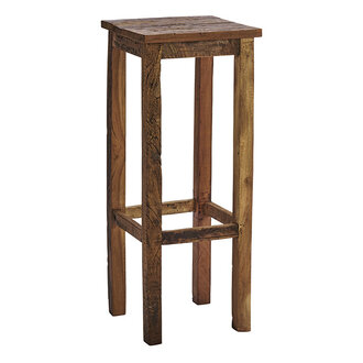 Madam Stoltz Gerecycled houten bijzettafeltje