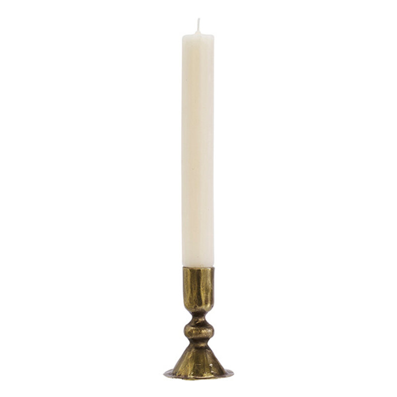 Madam Stoltz-collectie Iron candle holder Ant.brass