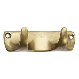 Madam Stoltz Wandhaak Mat messing 8x3x2,5 cm