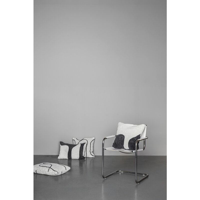 Mette Ditmer-collectie SHADOW kussenhoes getuft Off white