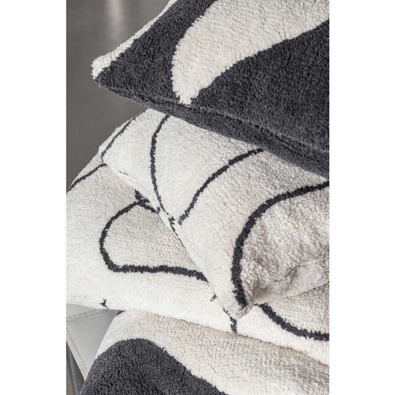 Mette Ditmer-collectie SHADOW kussenhoes getuft Off white